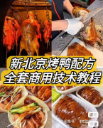 新北京烤鸭配方 / 材料简单易上手学得快！鸭饼