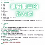 小说拆书资料小说素材网文网文大纲小白写作课
