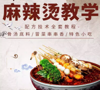 摆摊的【麻辣烫教程】视频教程新手自学零基础